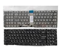 ZCDYGHU US/RU backlight Laptop Keyboard For MSI GE75 GP73 17E7 17F2 17F4 7RFX GP65 GF75 GS75 GP75 MS-16H8 16k2 16U7 16K4 16P1 16K2 16JF(RU No backlit black)