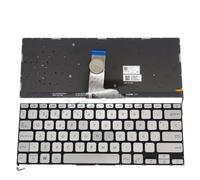 ZCDYGHU US Spanish Backlit Keyboard for Asus for VivoBook X415 D415 M415 F415 X415EP X415EA X415JA X415DA X415MA USA SPA Keyboards 282qus00(Spanish Silver Light)