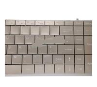ZCDYGHU US UK Backlit Keyboard for Notebook PC MB3191002 PRIDE-K3791 Laptop Backlight Gold United Kingdom(US Gold Light)