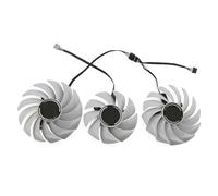 ZCDYGHU White 85mm 75mm 4pin Cooling Fan For Colorful for RTX 3060 3070 3080 3060Ti iGame Ultra OC RTX3060 RTX3070 RTX3080(3PCS)