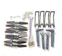 ZCDYGHU XT9 for Parts Propellers for Guards Gear Motor Fit For RG107pro Drone FPV Folding Quadcopter(Light Grey)