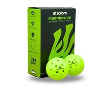 ZCEBRA Pickleball Balls Competition USA Pickleball Approved Outdoor Indoor 40 Holes Neon Green Pack 6