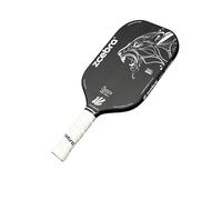 Zcebra Pickleball Paddle The Queen Pure Carbon Fiber T700 16mm Thermoformed Protective Case USA Pickleball Approved (Black)