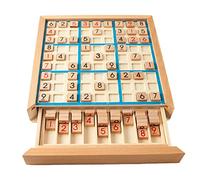 Zceplem Wooden Number Puzzles Board Games, Fun Logical Board Math Toys With Drawer, Wooden Game Board And Puzzle Book, Number Thinking Game For Adults And Kids