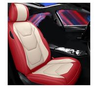 ZCera Auto Seat Covers For Euro For Jazz For Vezel For Insight For Spirior PU Leather Car Seat Covers Interior Accessories(Red White Front)