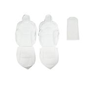 ZCera Auto Seat Covers For Tesla For Model Y 2020-2024 PU Leather Driver & Co-pilot Seat Cover With Armrest Front Row Seat Covers Interior Accessories