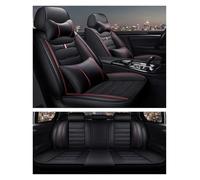 ZCera Auto Seat Covers For URV For Inspire For XRV For HRV For Pilot For Element For Insight For Prelude Full Coverage Car Seat Covers Interior Accessories(I Black Red 5 Seat)