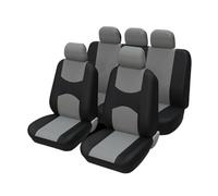 ZCera Auto Seat Covers For WARTBURG 353 Tourist Car Seat Cover Detachable Headrests Polyestor Universal Interior Accessories(Gray full set)