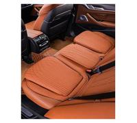 ZCera Auto Seat Covers Universal Car Seat Cover Leather Saddle Seat Covers For Car Seats Cover Protection Cars Seat Cushions Interior Accessories(Orange rear seat)