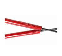 ZCera Boot Struts Shocks For Dodge For Conquest 1983-1989 Trunk Boot Lift Support Shock Struts Prop Springs Rear Tailgate Dampers Rear Tailgate Dampers(Red carbon fiber)
