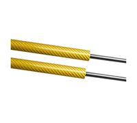 ZCera Boot Struts Shocks For Subaru For Levorg 1st VM 2014-2020 Station Wagon Trunk Boot Lift Supports Gas Struts Shock Absorber Prop Rear Tailgate Dampers(Yellow carbon fiber)