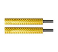 ZCera Boot Struts Shocks For Volvo V40 2012-2019 Hatchback With Modified Larger Spoiler WITH SPRING Trunk Boot Gas Charged Gas Struts Rear Tailgate Dampers(Yellow Carbon Fiber)