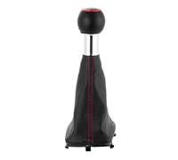 ZCera Car Gear Shift Knob for A3 S3 Car Gear Head Red Line Dust Cover Set 5/6 Speed Car Gear Shift Knob Lever Shifter Gaitor Boot Gear Shifter Knobs(6Speed)