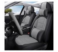 ZCera For MG For ZS EV GT For EHS RX5 For MG4 For Mulan For MG5 For Marvel R For MG6 Full Coverage Car Seat Cover Car Seat Covers(Black Gray 5 Seat-B)
