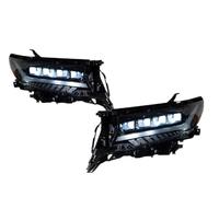ZCera Front Lamp Assembly For Toyota For Prado 2017-2022 Styling Four Lenses LED Daytime Lights Car Modified Headlights Headlights Assembly