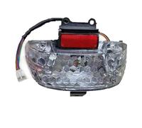 ZCera Motorcycle Tail Lights For Dio For Dio50 AF27 AF28 Rear Taillight Assembly Kit Stoplight Cornering Lamp Scooter Tail Brake Light(White)