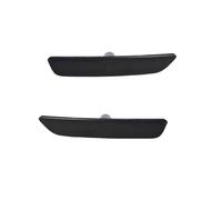 ZCera Tail Rear Light For Mustang 2010 2011 2012 2013 2014 Front/Rear Bumper Side Marker Light Cover Shells Lens No Bulb Tail Lamp(2pcs smoked front)