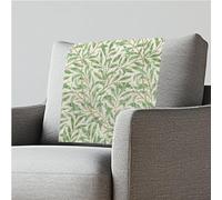 ZCFYGDX Breathable Headrest Cover - Fresh Green Willow Leaf Prin Polyester Fabric, Easy to Install Wear Resistant Protector with Non-Slip & Fixing Nails for Home/Office (26x16 Inch)