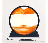 ZCHENQITO Creative 3D Art of Flowing Sand Painting Ornaments, Glass Liquid Ornaments, Dynamic Flowing Sand Painting, Living Room Decoration, Gift Giving, Three-Dimensional Design
