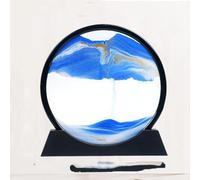 ZCHENQITO Creative 3D Art of Flowing Sand Painting Ornaments, Glass Liquid Ornaments, Dynamic Flowing Sand Painting, Living Room Decoration, Gift Giving, Three-Dimensional Design