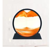 ZCHENQITO Creative 3D Art of Flowing Sand Painting Ornaments, Glass Liquid Ornaments, Dynamic Flowing Sand Painting, Living Room Decoration, Gift Giving, Three-Dimensional Design