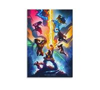 ZCHLATGDE Avengers Vs Thanos Poster Decorative Painting Canvas Wall Art Living Room Poster Bedroom Painting Wall Art Picture Print Modern Family Room Decor 16 x 24 Inches (40 x 60 cm)
