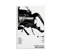 ZCHLATGDE Mezzanine Massive Attack Poster Decorative Painting Canvas Wall Art Living Room Poster Bedroom Painting Wall Art Picture Print Modern Family Room Decor 08 x 12 inches (20 x 30 cm)
