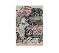 ZCHLATGDE Wes Wilson Grateful Dead Poster Decorative Painting Canvas Wall Art Living Room Poster Bedroom Painting Wall Art Picture Print Modern Family Room Decor 24 x 36 inches (60 x 90 cm)