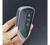ZCHQF Car Key Cover for VW Golf 8 Golf 8.5 2020-2025, Remote Control Car Key Shell Case Replacement Car Key Case Cover Protector Accessories,Einheitsgröße-A Transparent
