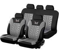 ZCHQF Car Seat Covers Full Set for Toyota C-HR CHR Hybrid/C-HR EV B-Hybrid/2016-2022 2023 2024 2025, Front and Rear Seat Cushion Protector NonSlip Cloth Breathable Interior Accessories,B-Gray