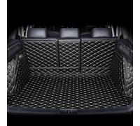 ZCHQF Full Coverage Car Rear Boot Leather-Mat for SUBARU Forester 2019-2023 2024 2025, Cargo Tray Liners Anti-Scratch Anti-Slip Carpets, Trunk Pad,C-Black Rice Line