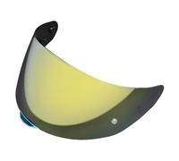 ZCHQF Motorcycle Helmet Visor for LS2 FF352 FF802 Rookie Flash 5-Tooth Ratchet, UV Anti-Fog Motorcycle Helmet Visor Lens Windproof Motorbike Helmet Face Shield,normal-C Gold