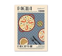 ZCHX Kitchen Cooking Paella Dim Sum Soy Sauce Wall Art Canvas Painting Nordic Posters And Prints Wall Pictures Home Decor (Color : B, Size : 30x40cm No Frame)