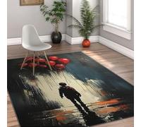 ZCHZCS Carpets In The Minimalist Style 60x90cm - Retro Theme Wall Cute Girls Samplacum Machine Washable Soft Non -slip, Thin Carpet With Low Flor For The Playroom,100x150cm
