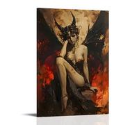 ZCJYMX Goddess of Hell Marvel Poster Decorative Painting Canvas Wall Posters for Bedroom Decor And Art Picture Print Modern Family 16x24inch(40x60cm)