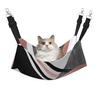 Zcmkjlg Abstract Triangle Striped Pet Hammock Cats Ferret Hammock Soft Bed Suitable For Pet Guinea Pig Hamster Kitten
