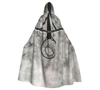 Zcmkjlg Amazing Basketball Court Printing Adult Halloween Hooded Cloak, Theme Parties Cloak For Masquerade