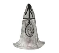 Zcmkjlg Amazing Basketball Court Printing Teen Hooded Cape With Large Hood,Ideal Role Playing Costumes For Stage,Carnival Party Supplies