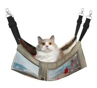 Zcmkjlg Christmas Window Pet Hammock Cats Ferret Hammock Soft Bed Suitable For Pet Guinea Pig Hamster Kitten