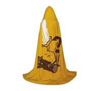 Zcmkjlg Cute Crying Chainsaw Masquerade Ball Outfit Hooded Cape For Teenagers Witch Vampire Wizard Halloween Party Cosplay