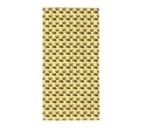 Zcmkjlg Cute Sloths On Yellow Lemons Soft Fluffy Bath Towel High Absorbent For Bathroom Daily Use