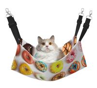 Zcmkjlg Different Flavors Of Doughnuts Pet Hammock Cats Ferret Hammock Soft Bed Suitable For Pet Guinea Pig Hamster Kitten