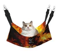 Zcmkjlg Firefighter Fireman Flame Pet Hammock Cats Ferret Hammock Soft Bed Suitable For Pet Guinea Pig Hamster Kitten