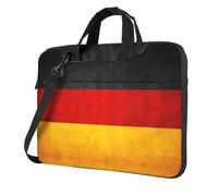 Zcmkjlg Germany Flag Print Travel Laptop Bag Lightweight Case With Luggage Strap Shoulder Briefcase Holiday Gift