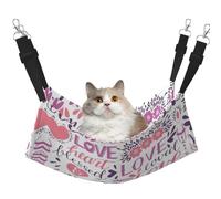 Zcmkjlg Lovely Hearts Pet Hammock Cats Ferret Hammock Soft Bed Suitable For Pet Guinea Pig Hamster Kitten
