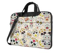 Zcmkjlg Mexican Skull1 Print Travel Laptop Bag Lightweight Case With Luggage Strap Shoulder Briefcase Holiday Gift