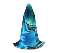 Zcmkjlg Natural Wonders Printing Teen Hooded Cape With Large Hood,Ideal Role Playing Costumes For Stage,Carnival Party Supplies