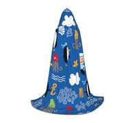 Zcmkjlg Penguin Turtle Masquerade Ball Outfit Hooded Cape For Teenagers Witch Vampire Wizard Halloween Party Cosplay