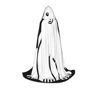 Zcmkjlg Polar Bear Printing Teen Hooded Cape With Large Hood,Ideal Role Playing Costumes For Stage,Carnival Party Supplies