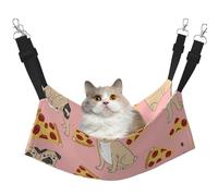 Zcmkjlg Pug Pizza Pink Pet Hammock Cats Ferret Hammock Soft Bed Suitable For Pet Guinea Pig Hamster Kitten